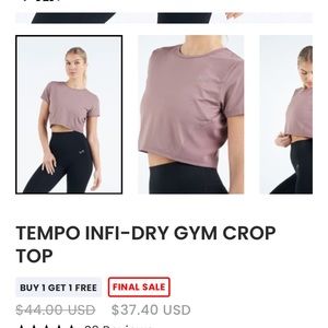 TLF TEMPO INFI-DRY GYM CROP
TOP